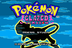 Pokemon Glazed (beta 5) Title Screen